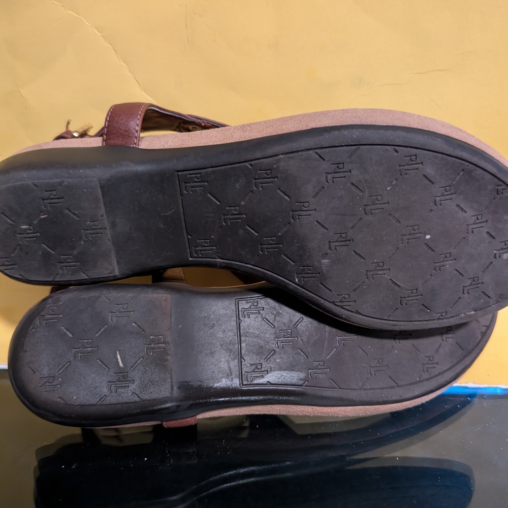 Women's BrownLauren Ralph Lauren Sandals Size 8 - Picture 9 of 9